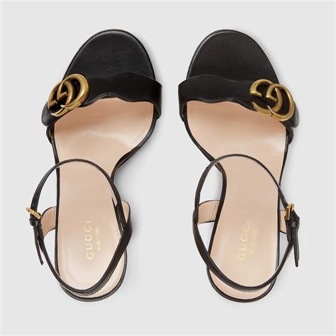 gucci women sandals singleback|gucci sandals women 2020.